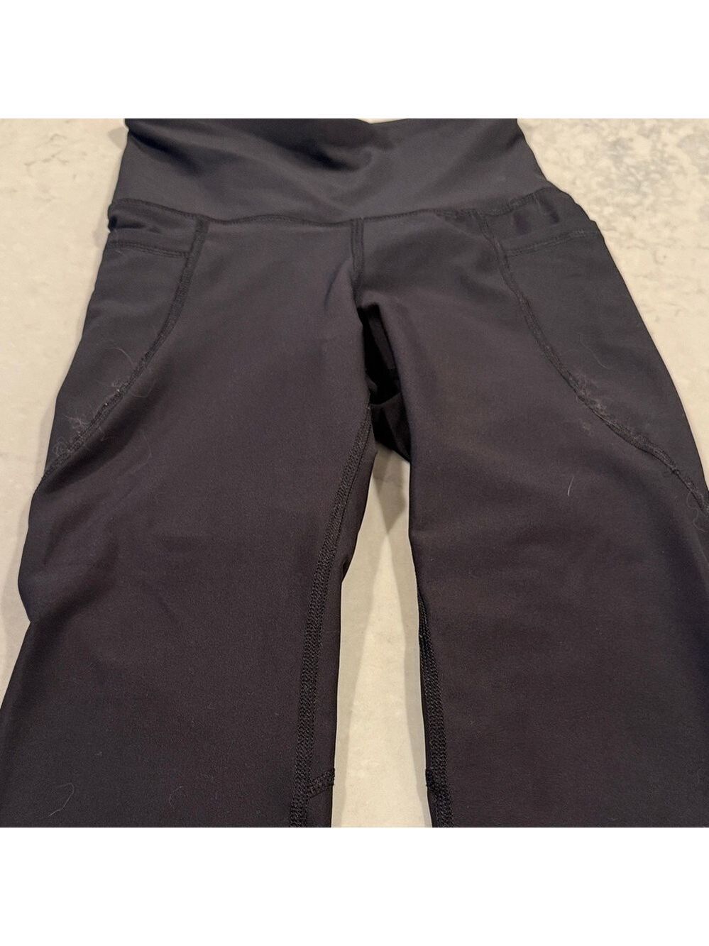 Old Navy Powersoft High Rise Leggings XS Black - Picture 3 of 9